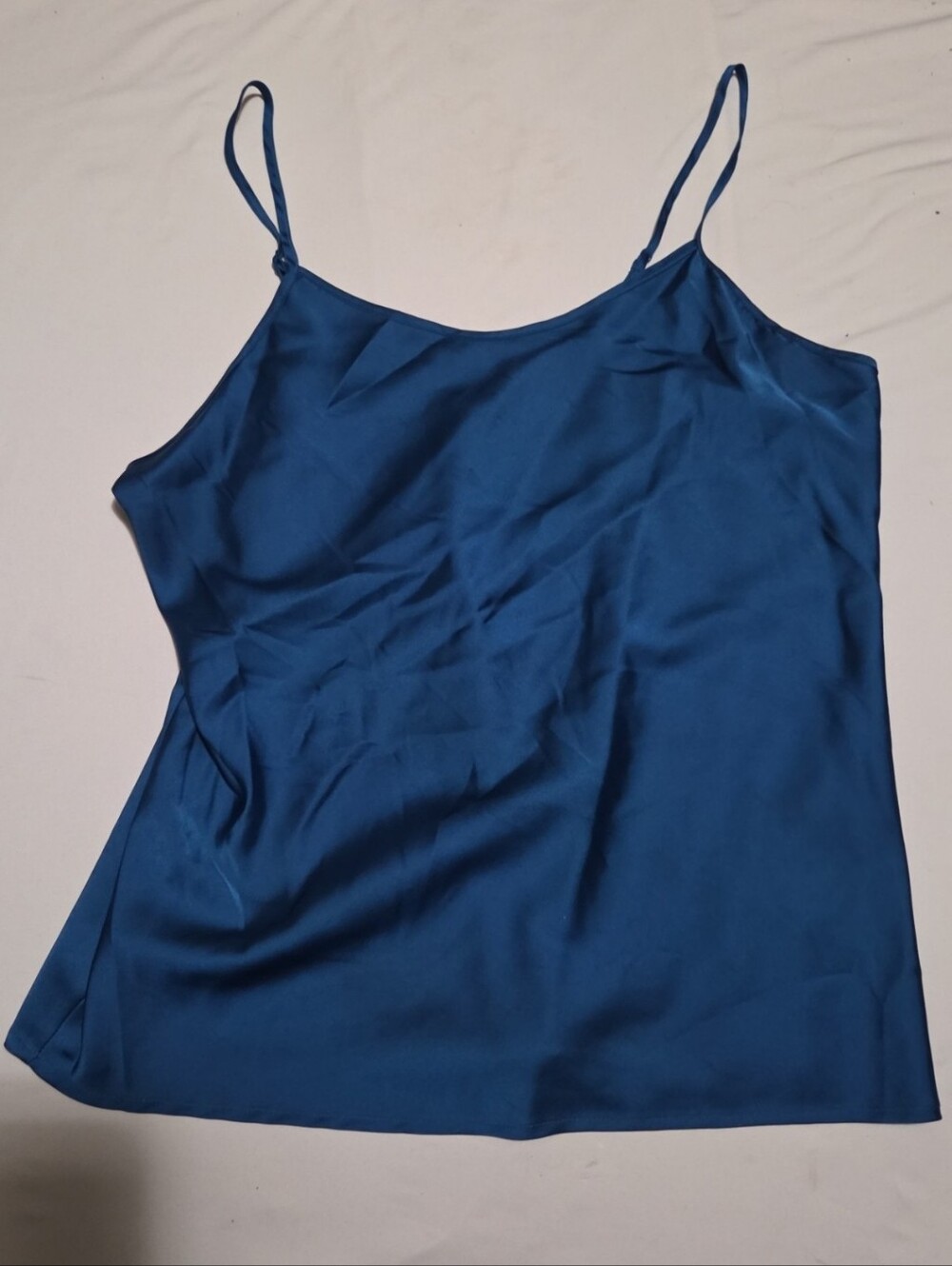 Modern woman's large blue undershirt top #25